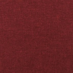 Poggiapiedi rosso vino 78x56x32 cm in tessuto