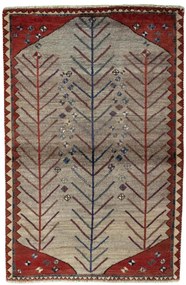 Gabbeh Tappeto 100x150 Beige (Iran) Annodato A Mano