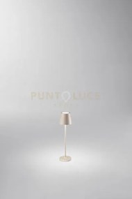 Lampada da tavolo ricaricabile a batterie minidiva led 1,5w 3000k c...
