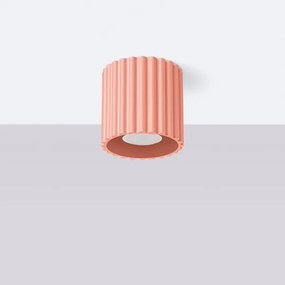 Sollux SL.1824 - Faretto AURA 1xGU10/10W/230V 10 cm rosa