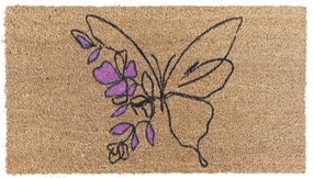 Zerbino Italo Eco Farfalla in Cocco Naturale 40x70 cm - Line Art