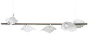 Nuura - Florii 5 Linear Lampada a Sospensione Dark Bronze/White Nuura