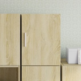 Mobile A Parete Rovere Sonoma 30x42,5x40 Cm Legno Multistrato /
