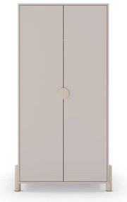 Armadio per bambini crema in legno di pino 93x180 cm Enola - Marckeric