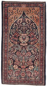 Hamedan Tappeto 130x70 (Iran) Annodato A Mano