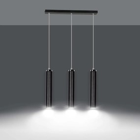 Lampadario a Sospensione in Acciaio 3xGU10 LUNA 3 da interno