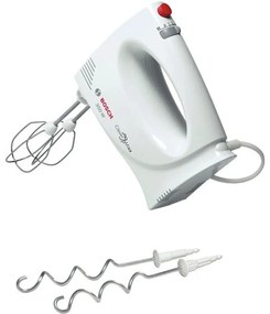 Bosch - CleverMixx MFQ3030 - Frullatore manuale, 4 lame, 350 w, 4 velocità, Colore Bianco