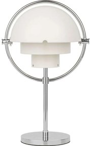 GUBI - Multi-Lite Portable Lampada da Tavolo White/Chrome GUBI