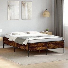 Giroletto rovere fumo 120x190 cm in legno multistrato metallo