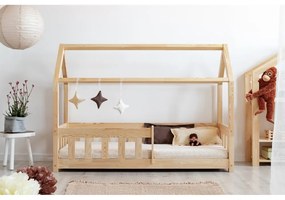 Letto per bambini in legno di pino 140x200 cm Mila MBP - Adeko