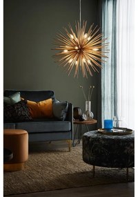 Lampada a sospensione color oro con paralume in metallo 72x72 cm Soleil - Markslöjd