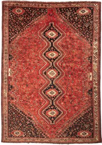 Shiraz Tappeto 340 x 240 Rosso (Iran) Annodato A Mano