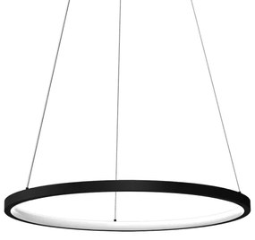 Lampadario LED a sospensione con filo HOOP LED/27W/230V diametro 50 cm 4000K nero