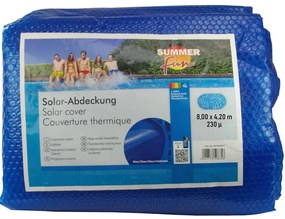 Summer Fun Copertura Solare per Piscina Ovale 800x420 cm in PE Blu