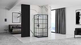 Cabina doccia Rea Concept Black 80x100