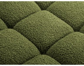 Divano componibile verde in tessuto bouclé 188 cm Bellis - Micadoni Home