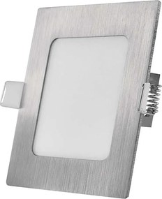 Lampada LED da incasso per controsoffitto NEXXO LED/7W/230V 3000/3500/4000K argento 12x12 cm
