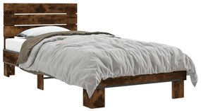 Giroletto Rovere Fumo 90x200 Cm İn Legno Multistrato E Metallo /