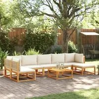 Set Divano da Giardino 8pz con Cuscini Legno Massello di Acacia 3278937