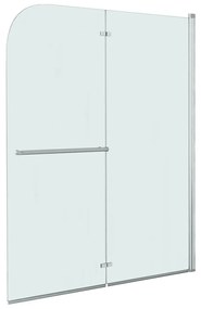Box Doccia Pieghevole A Libro 2 Pannelli İn Esg 120x140 Cm /