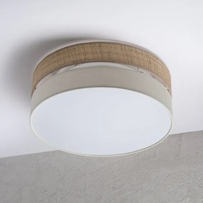 Plafoniera LED SIRJA BOHO LED/36W/230V Ø 45 cm beige/crema