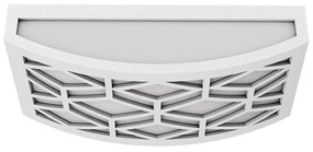 Applique Slim per Esterni con Griglia decorativa IP65 - E27 Bianca