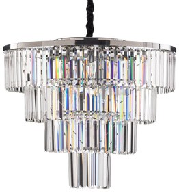 Nowodvorski Lighting Lampada a sospensione Cristal, trasparente/argento, Ø 71 cm