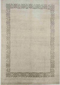 Loribaft Tappeto 300x200 Beige (Indian) Annodato A Mano