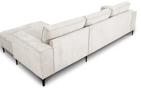 Divano angolare color crema (con penisola a destra) Copenhagen – Scandic