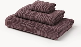 Set di asciugamani in velluto Petra, varie misure