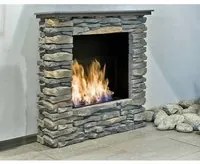 STONE ANTIK 250 - Biocamino Freestanding Da Pavimento A Bioetanolo