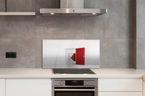 Pannello paraschizzi cucina Inizio della porta 100x50 cm