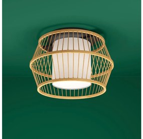 Eglo 390232 - Plafoniera MONTERROSO 1xE27/40W/230V bambù