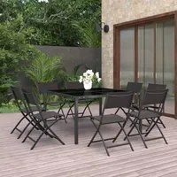 Set da Pranzo da Giardino 13 pz in Acciaio cod mxl 35281