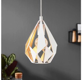 Eglo 43001 - Lampadario a sospensione con filo CARLTON 1xE27/60W/230V