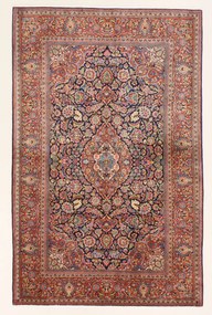 Kashan Tappeto 210x130 (Iran) Annodato A Mano