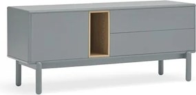 Tavolo TV blu-grigio 140x56 cm Corvo - Teulat