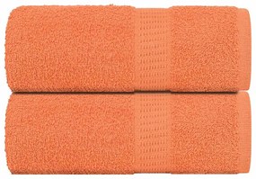 Asciugamani Ospiti 2 Pz Arancioni 30x50 Cm 360 G/m² 100% Cotone /