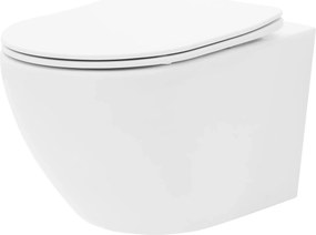 Vaso WC sospeso Rea Carlo Mini Tornado Rimless Flat N