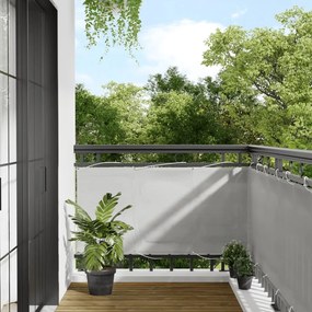 Paravento Balcone Grigio Chiaro 75x800cm 100% Poliestere Oxford /