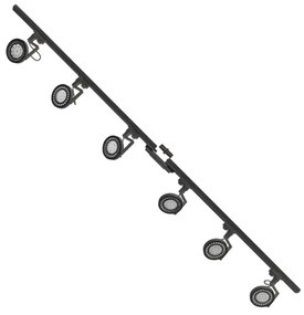 Zuma Line 3028 - Faretto per sistema a binario MASTER 6xGU10/10W/230V nero