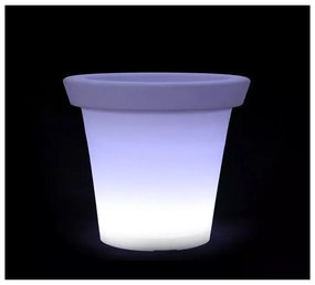 Lampada Luce Led RGBW Luminoso Forma Vaso Ricaricabile Con Telecomando Incluso IP54 35X35X32cm SKU-40211