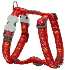 Imbracatura per Cani Red Dingo Style Rosso Impronta animale 37-61 cm