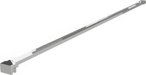 Mexen supporto diritto per parete doccia 6-8 mm, cromo - 800-01-01