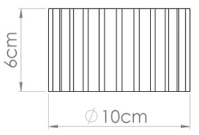 Sollux SL.1782 - Faretto AURA 1xGX53/10W/230V 6 cm bianco