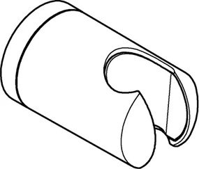 GROHE 27958001 - Supporto doccia da parete VITALIO UNIVERSAL, cromo lucido