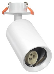 Faretto GU10 da Incasso Orientabile Foro Ø51mm - Bianco