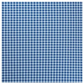 Tovaglia plastificata antimacchia a quadretti bianco e blu h.140 cm