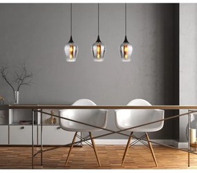 Globo 155520-3HS - Lampadario a sospensione con filo LAVUS 3xE27/60W/230V