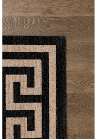 Tappeto in lana grigio scuro 100x180 cm Cesar - Agnella